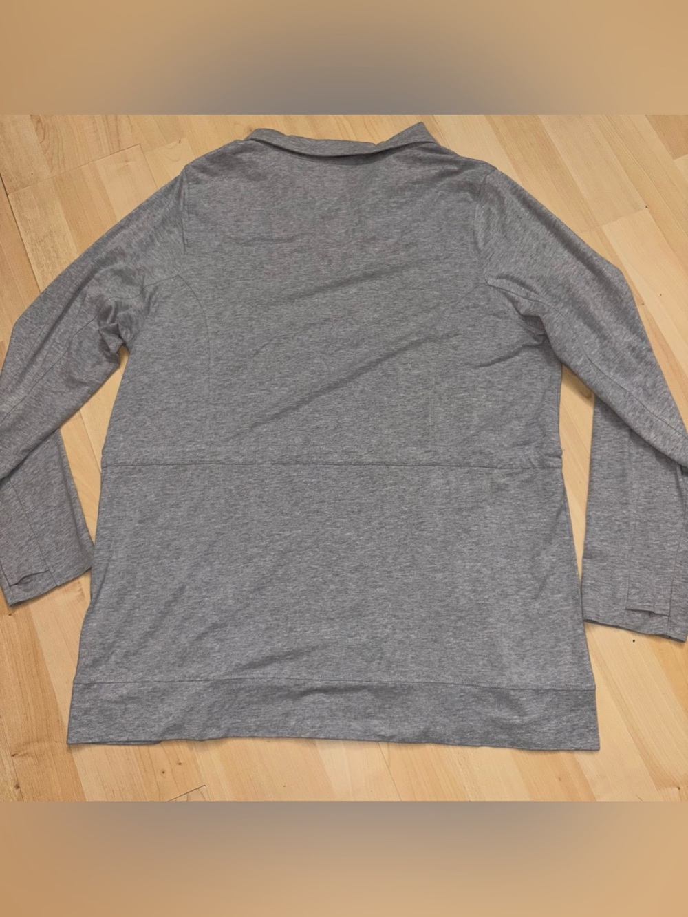 Cooliba Heather Gray UPF 50+ Lightweight Full-Zip Women XL Jacket Bamboo NOTE - Picture 9 of 12